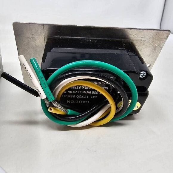 LEVITON IVORY DECORA ON/OFF PRESET 4-SCENE SELECTOR DIMMMER CONTROLLER 17700-MOI - Picture 6 of 6